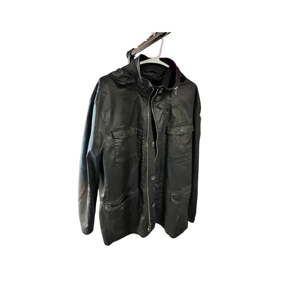 Johns Varvatos | Men's Black Military Field Jacket